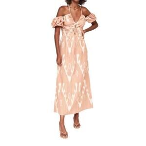NEW MIRTH valencia dress in conch ikat XS